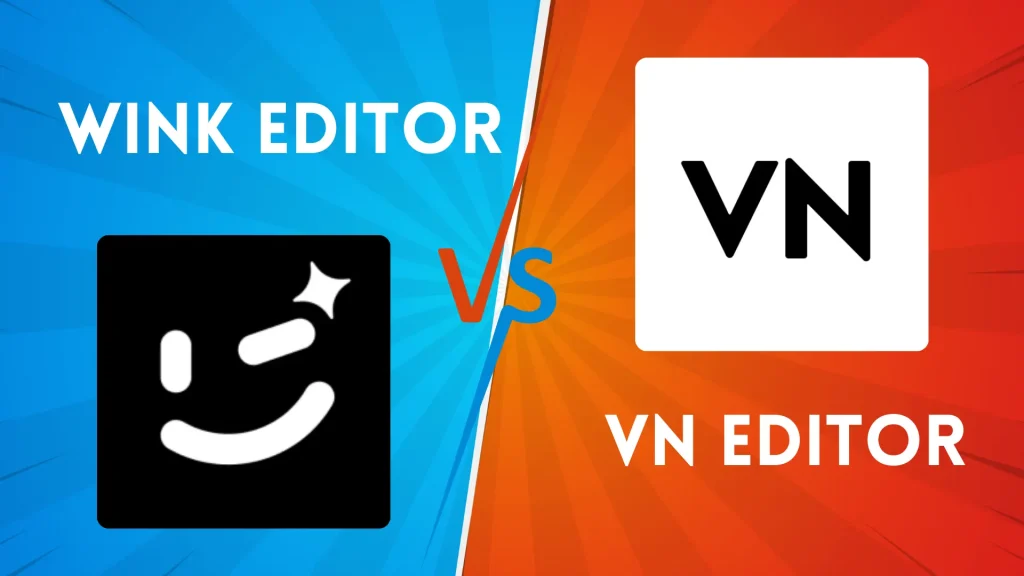 Wink Vs VN Video Editor Banner